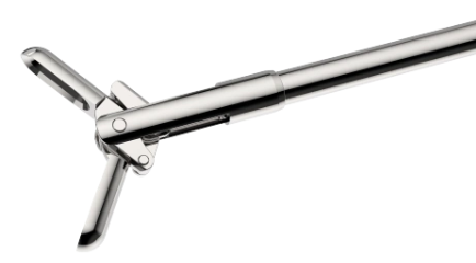 6 Fr biopsy forceps, jaws open.