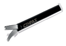 C-CUT curved Metzenbaum scissors.